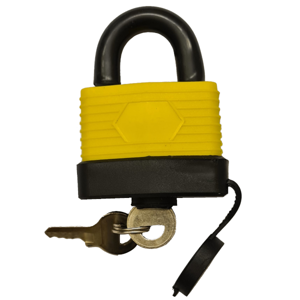 Riktigt fett hänglås, tryggt och väderbeständigt